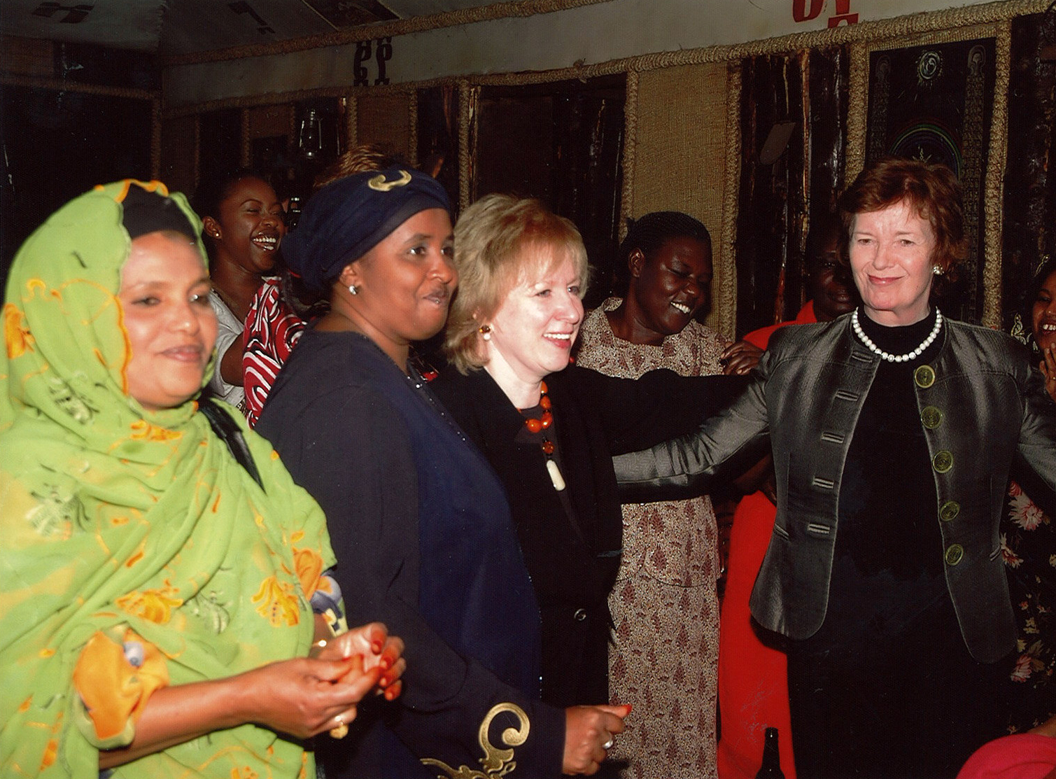 Kim Campbell and Mary Robinson