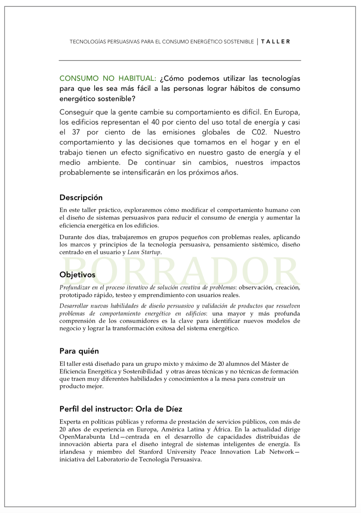 Not Energy Behaviour As Usual re_wired [Orla De Diez]