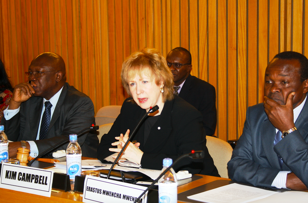 Abdoulie Janneh, Kim Campbell, Erastus Mwencha